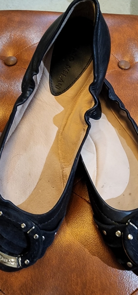 Antonio Melani, flats, Navy, size 8M